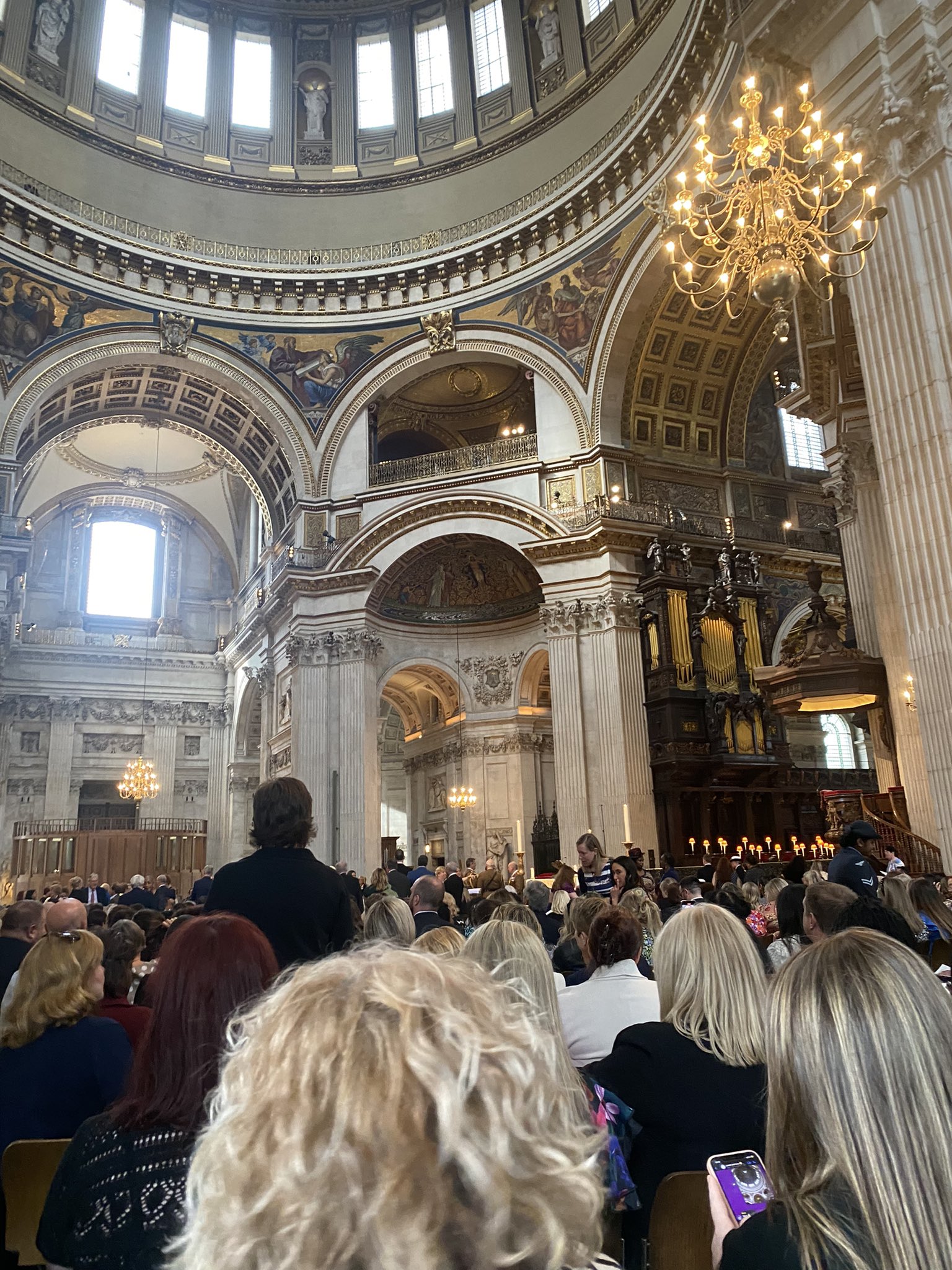 Inside St Pauls Cathedral