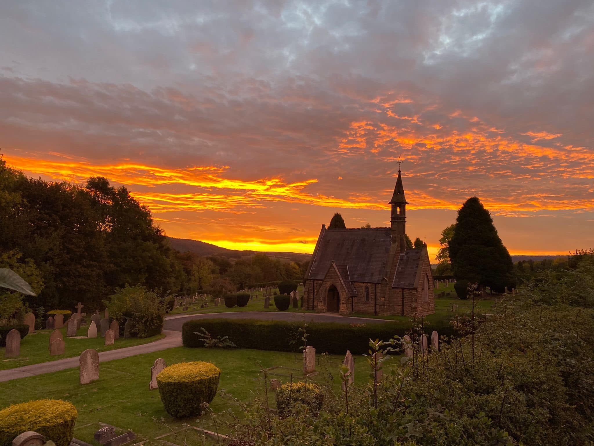 Sunrise over Bakewell