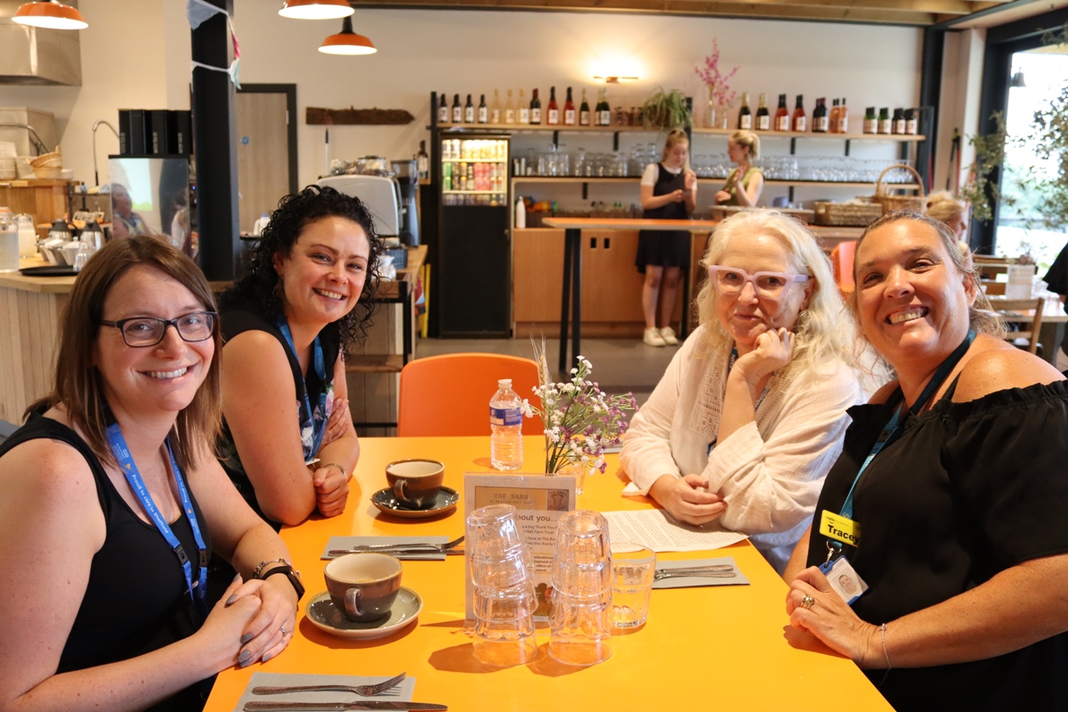 Group shot at table