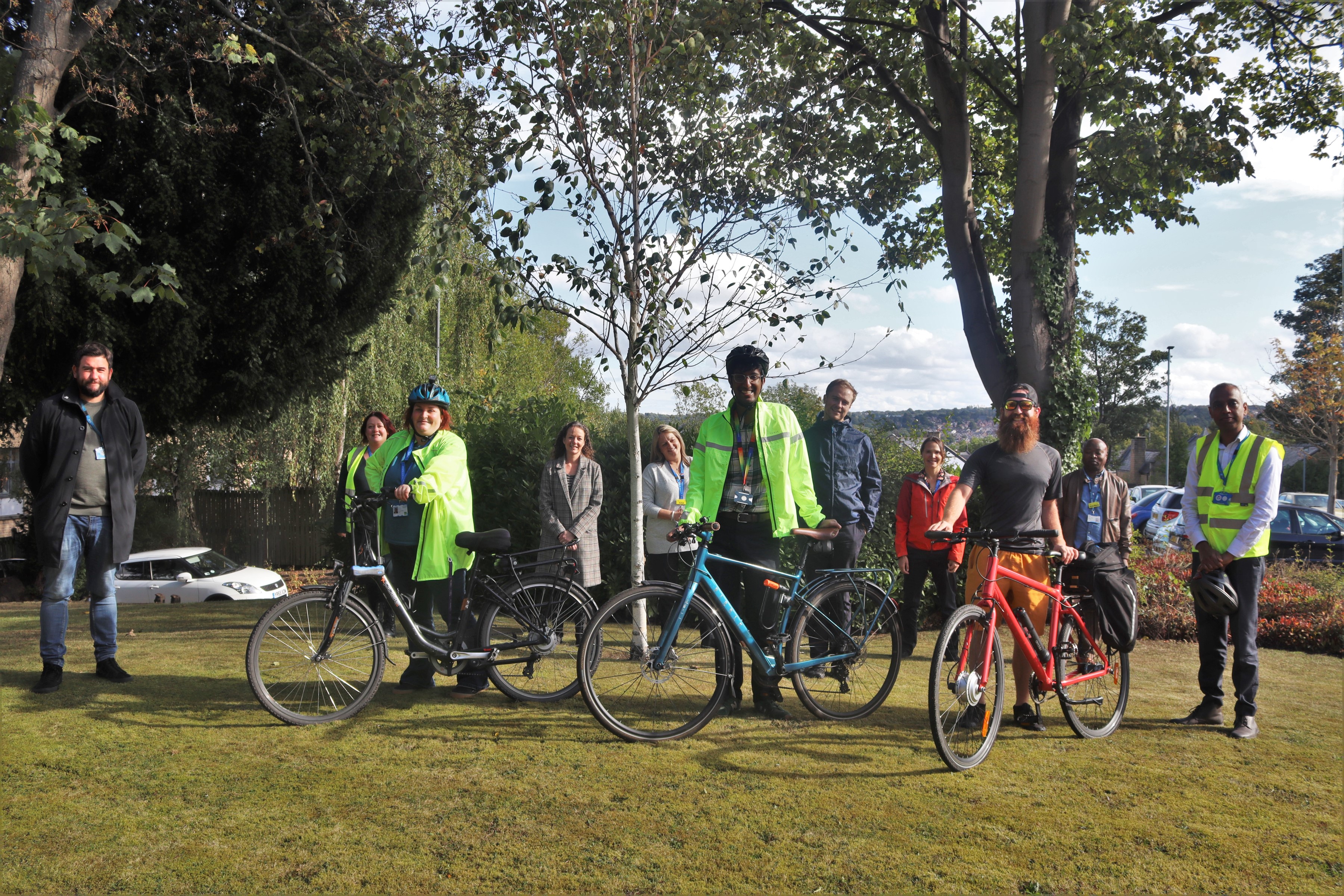 The team behind the e-bike sharing scheme