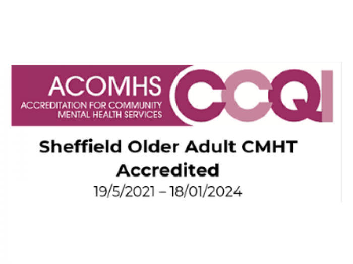 Older Adult Community Mental Health Team accreditation