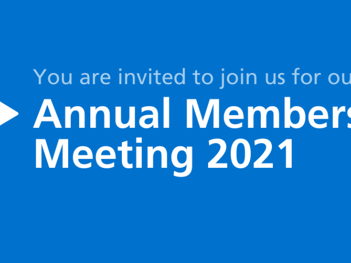 You are invited to join us for our Annual Members' Meeting 2021