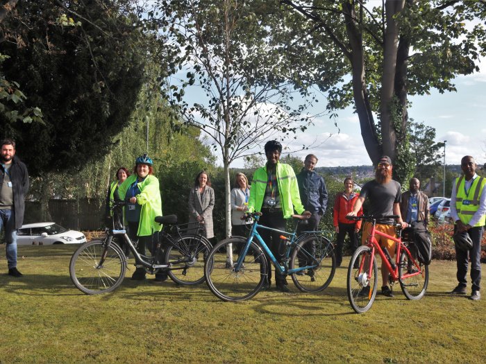 The team behind the e-bike sharing scheme