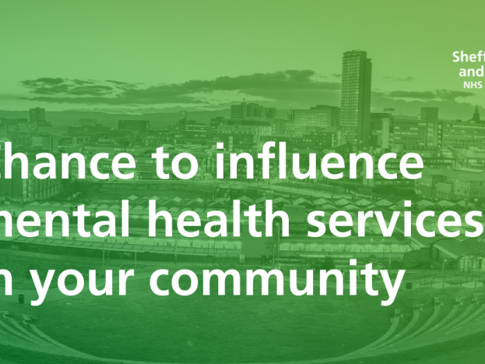 Chance to influence mental health services in your community