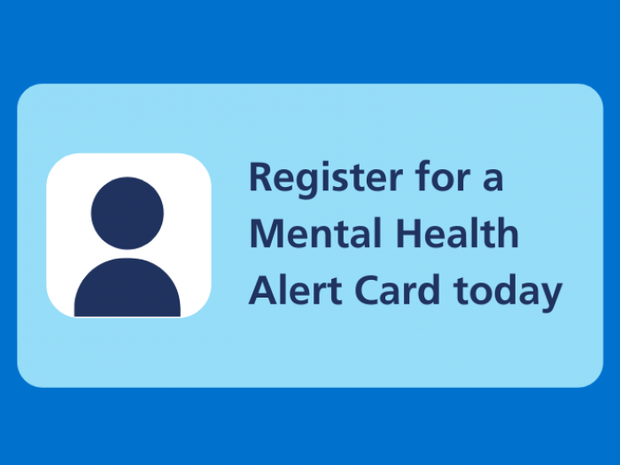 Mental Health Alert Card
