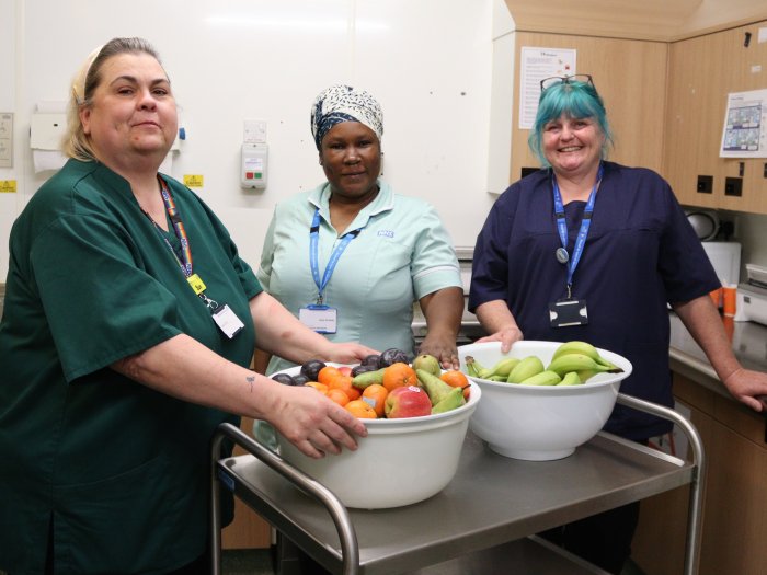 Housekeepers on Stanage Ward
