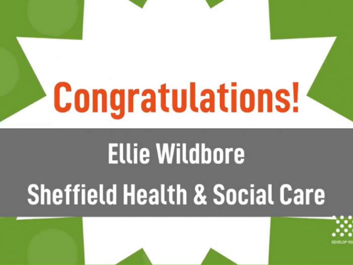 Congratulations Ellie Wildbore