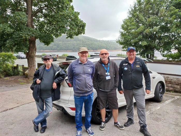 Team at Ladybower reservoir