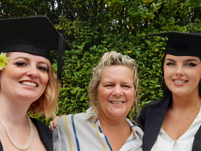 Trainee nurse associate graduates