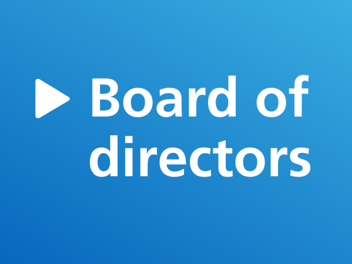 Board of directors