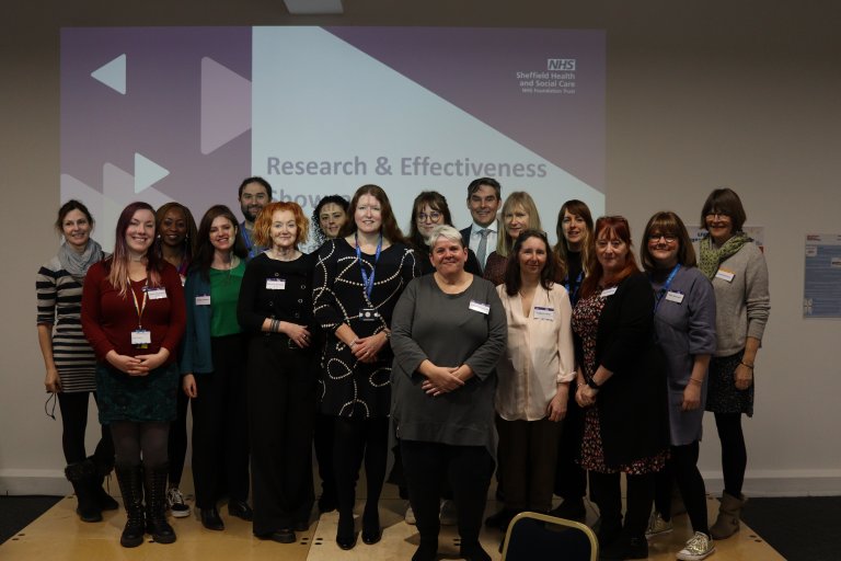 Team at Research and Effectiveness Showcase