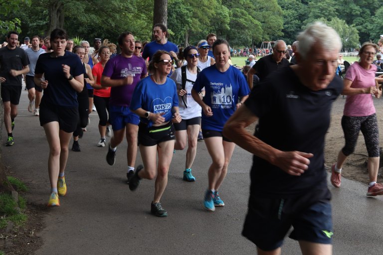 SHSC staff at Endcliffe parkrun