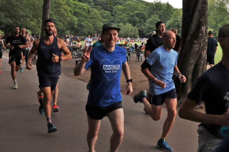 SHSC staff at Endcliffe parkrun